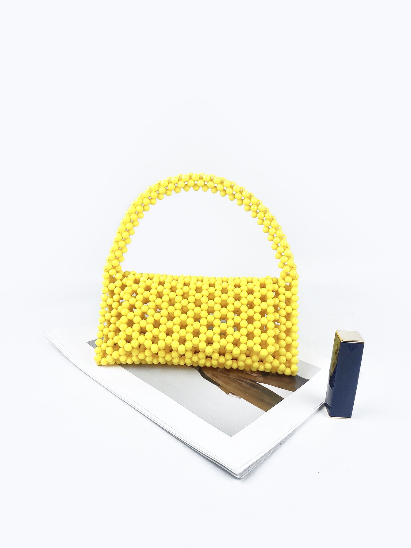 Sac à main en perles de couleur candy pour femmes