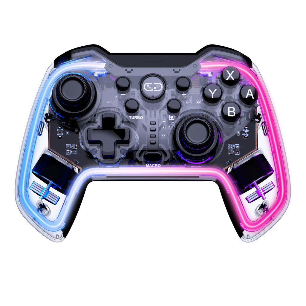 Contrôleur de jeu Neon RGB Contrôleur de jeu illuminé multicolore