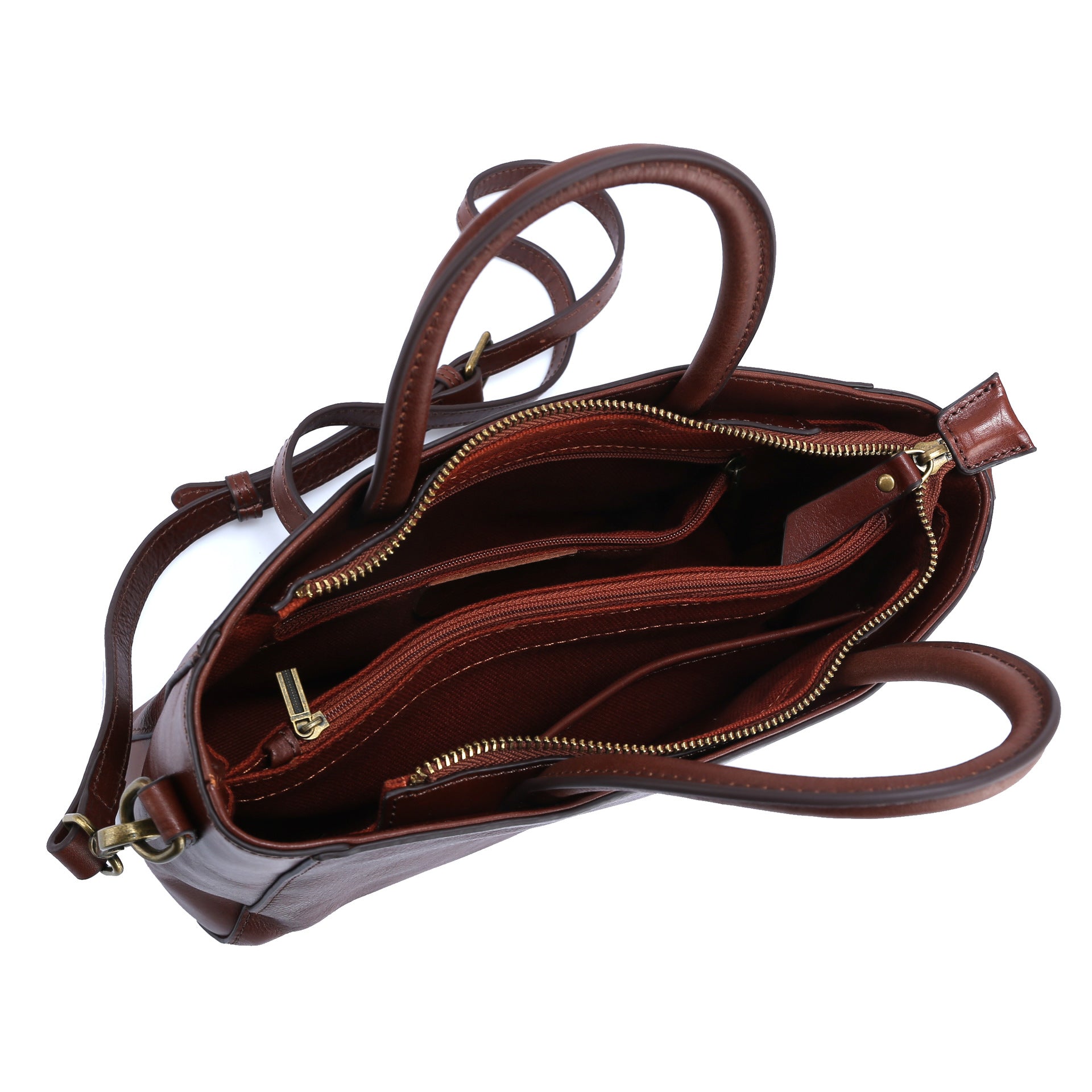 Sac à main en cuir véritable simple et polyvalent
