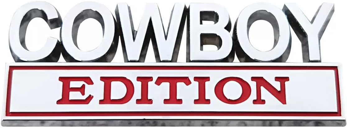 2pack Cowboy Edition Emblems