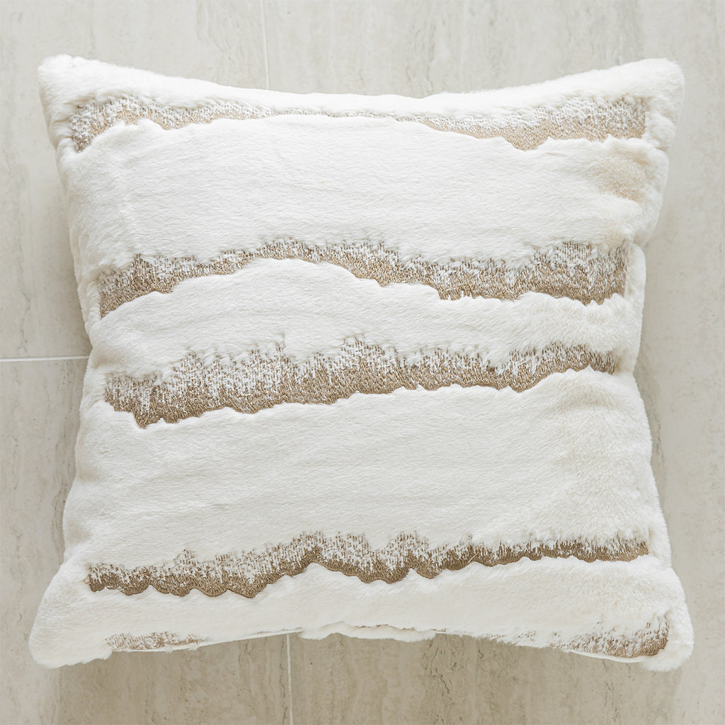 Coussin de canapé brodé Minimalist moderne avec une finition luxueuse