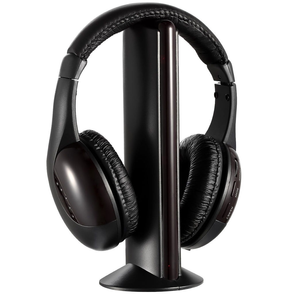 Casques RF sans fil HiFi sur écouteurs d'oreille Récepteur d'émetteur RF avec cabine en forme de MicY
