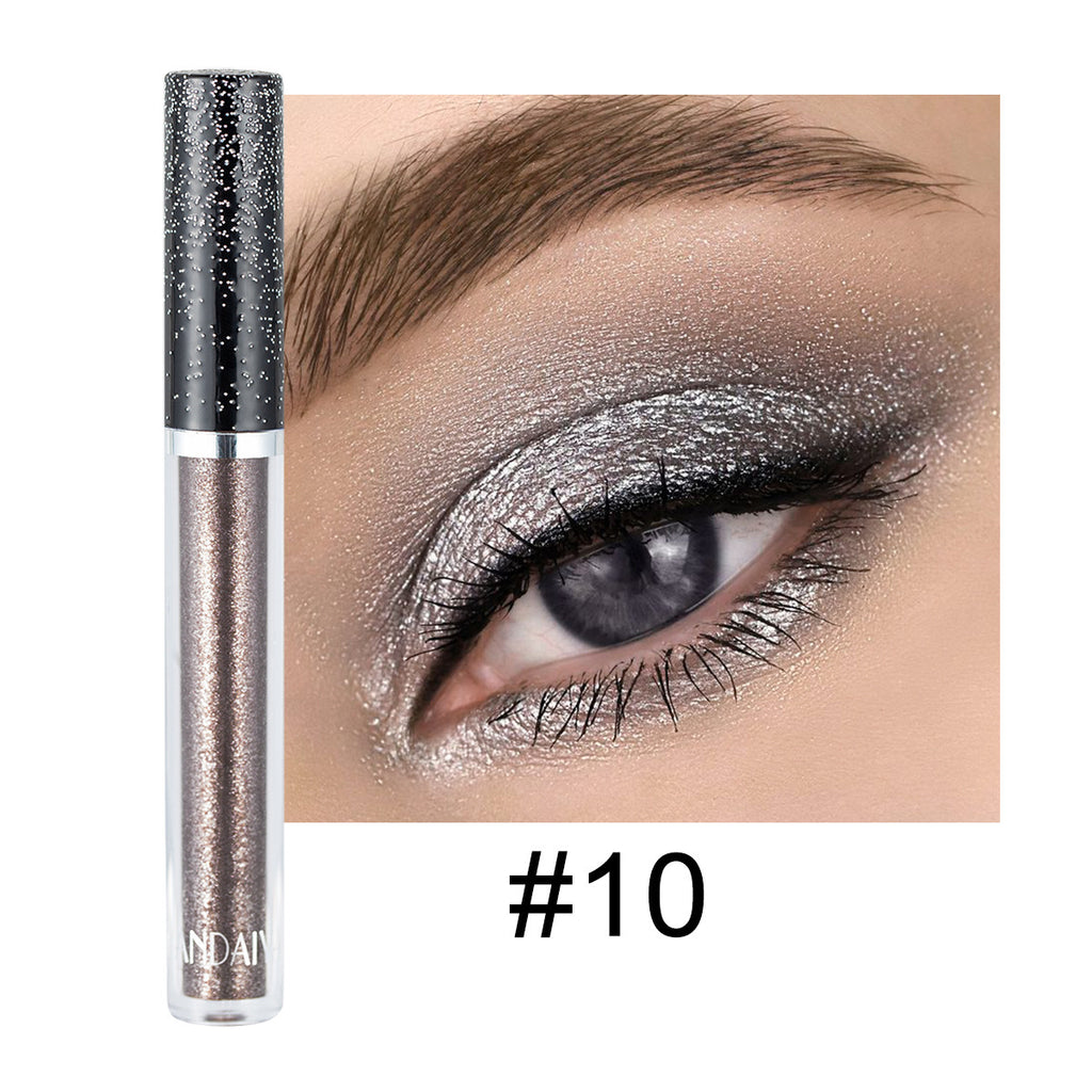Diamant 12 couleurs Liquid Eye Shadow psychédélique Pearlescent