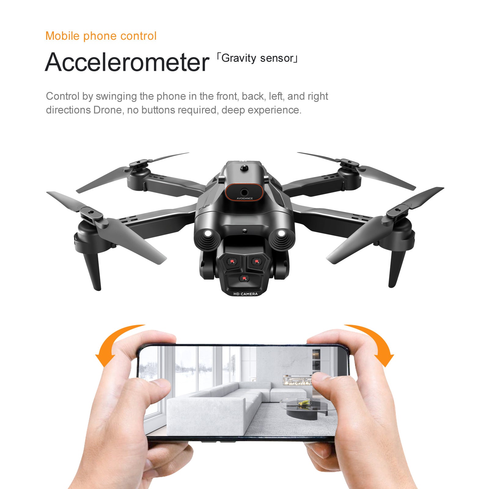 S92 Véhicule sans pilote télécommandé Double trois caméras Positionnement optique Quadco