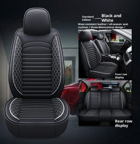 Garnitures universelles de sièges en cuir pour quatre places Mats de voiture à cinq places