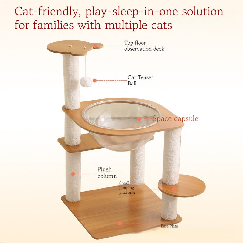 Multicouche Cat Climbing Nest Cat Plate-forme de saut auxiliaire intégrée Ne pas occuper Sp