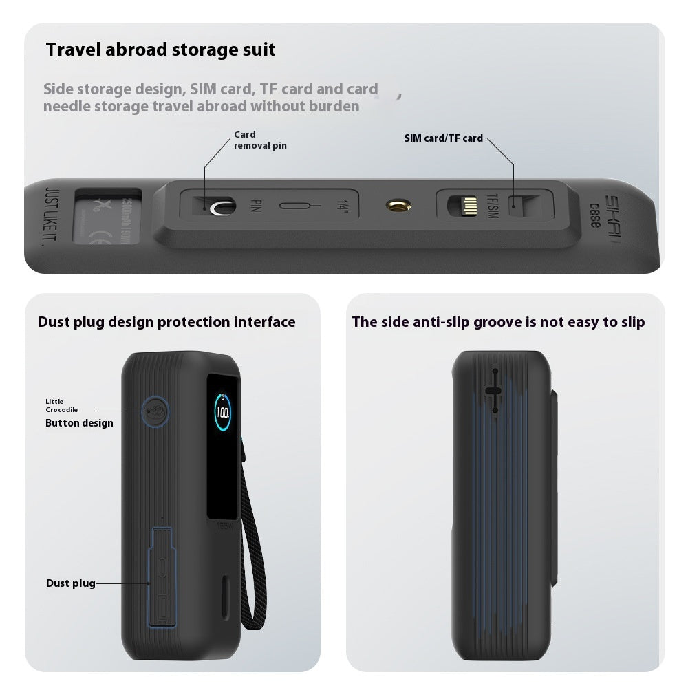 Power Bank Protégeant Sleeve Scaling avec boîtier de téléphone par câble