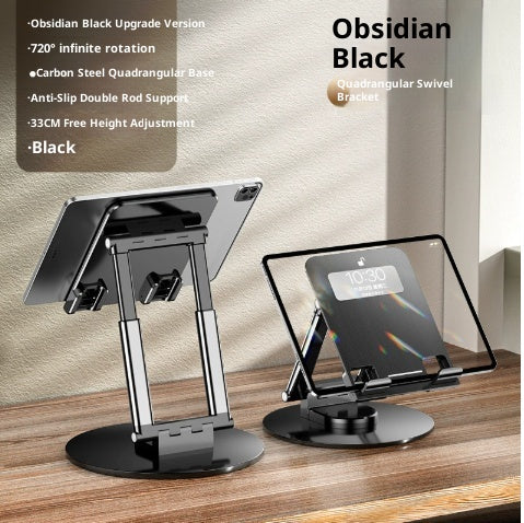 Support plat en alliage d'aluminium Téléphone de bureau Tous les supports métalliques
