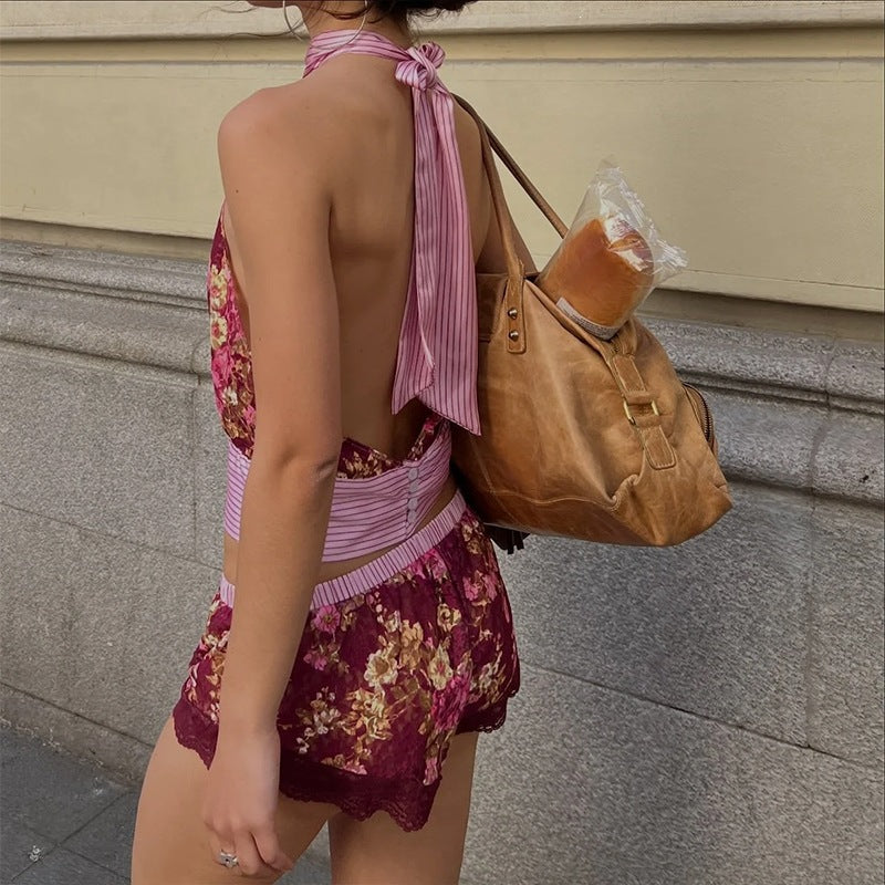 Sexy Beach Vacation imprimé robe pour les femmes