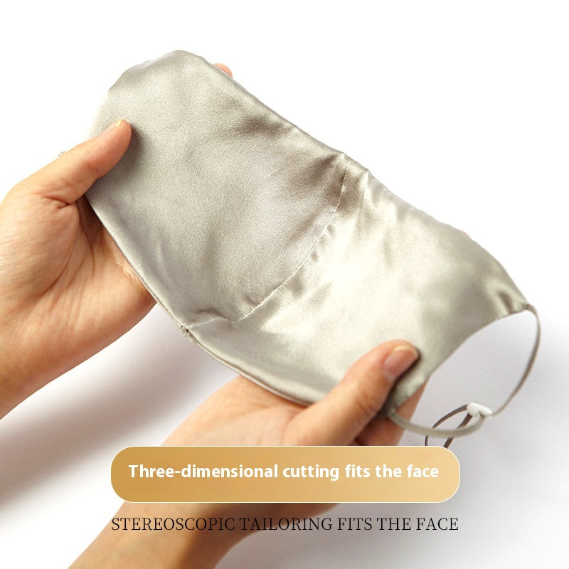 Masque en soie 19 M Protection UV d'été Bloc solaire et couleur solide résistante à la poussière