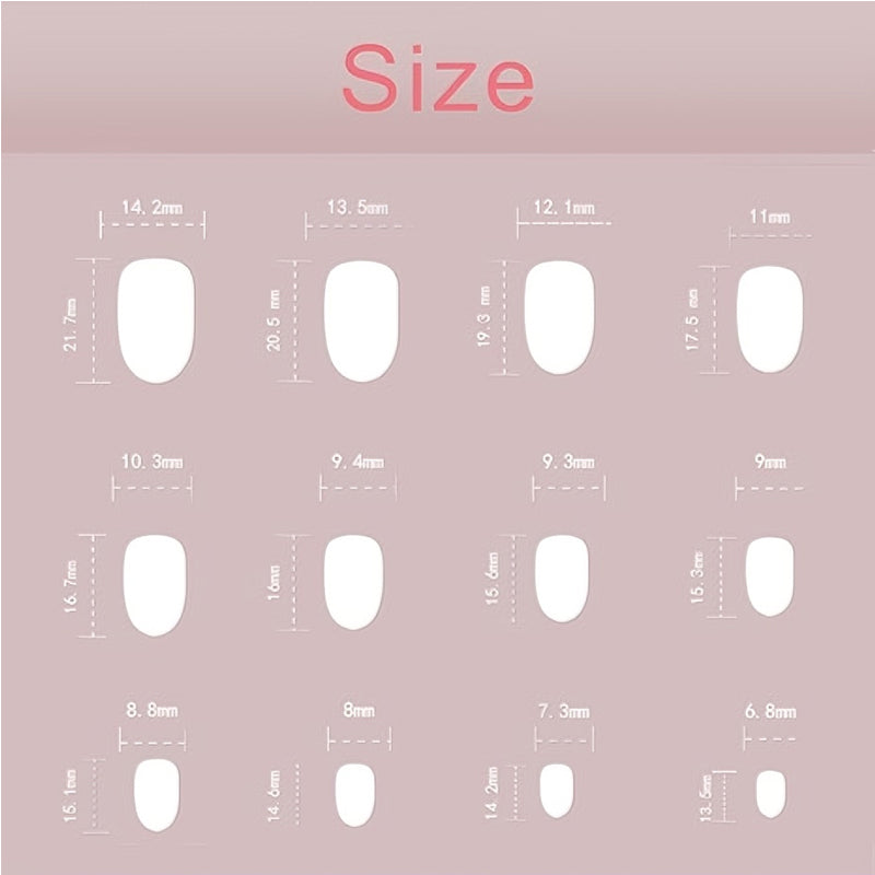 24 PCS hommes sans visage art ongles