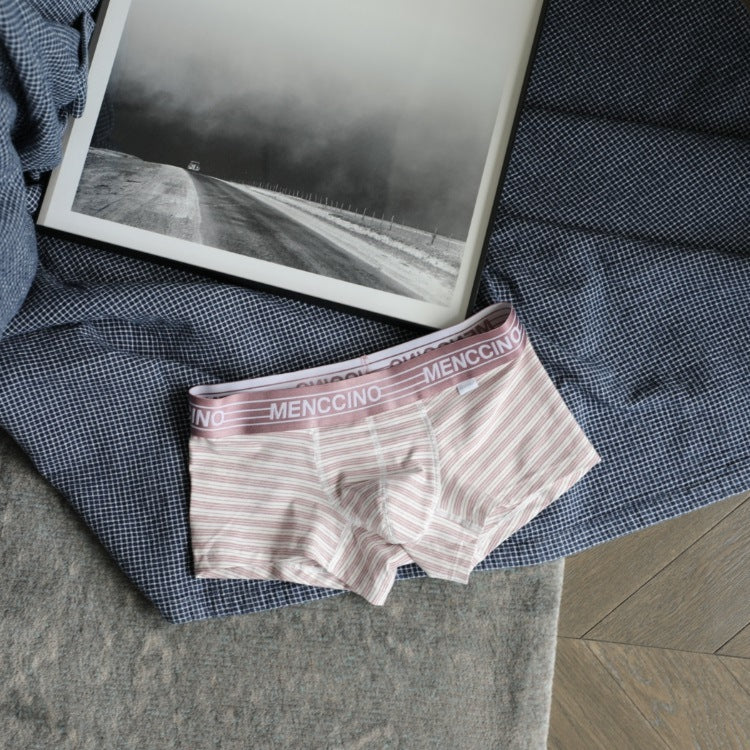 Coton Homme rayé Confortable Respirant Boxer Sport