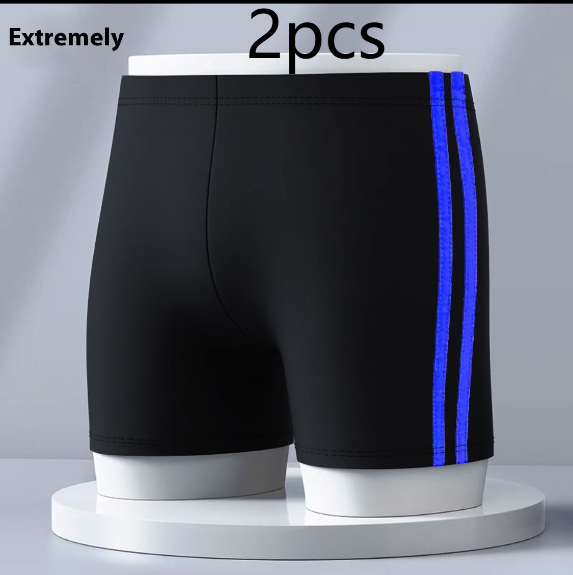 Boxers anti-embarrassment maillot de bain Plus Taille Ressort Natation Trunks