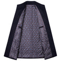 Manteau pour hommes d'âge moyen Collar Woolen