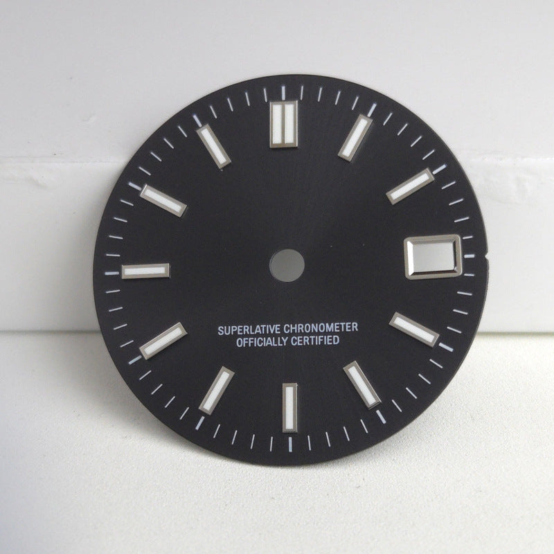 Cadran vert lumineux approprié pour la montre de mouvement