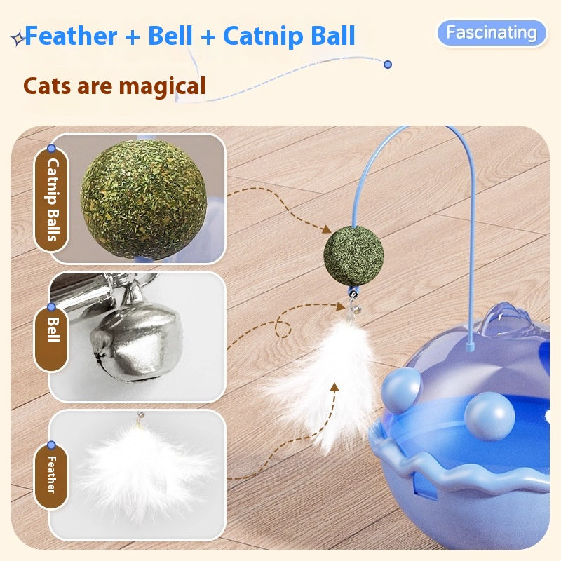 Jouet de chat Tumbler Cat Teaser Collations séchées au gel