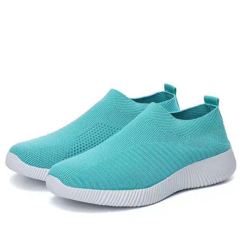 Flying Knit Sneakers Hommes Mesh Blanc Chaussures Noir Casual Sneakers
