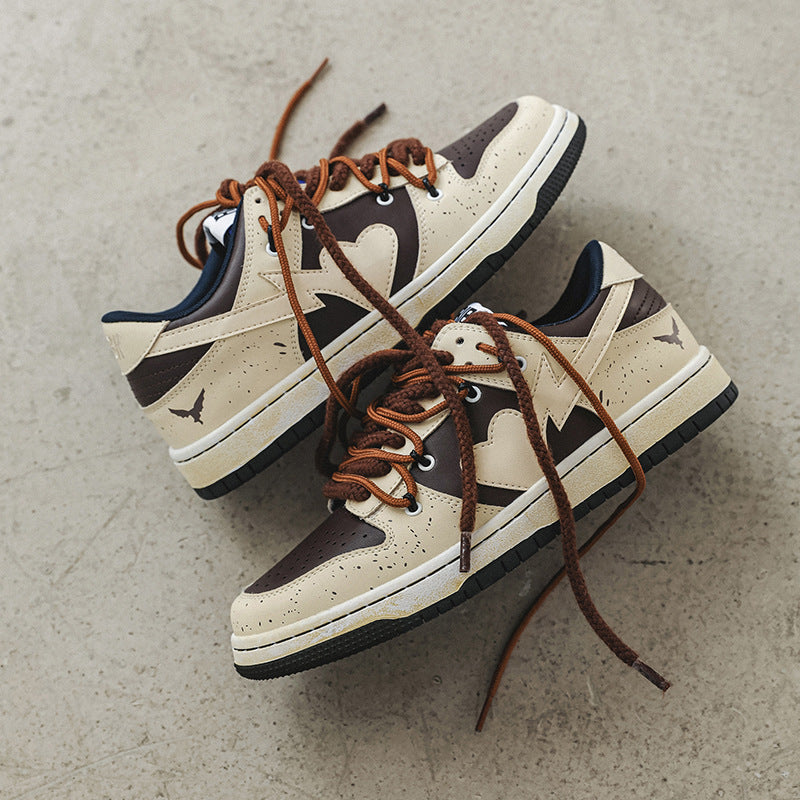 Printemps et été amour Casual Sneakers Tous appariements