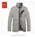 L'automne et l'hiver Veste mi-longue pour homme Casual Outsized Loose