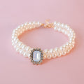 Perle Double brin de strass haut de gamme Lumineux bijoux accessoires pour chiens