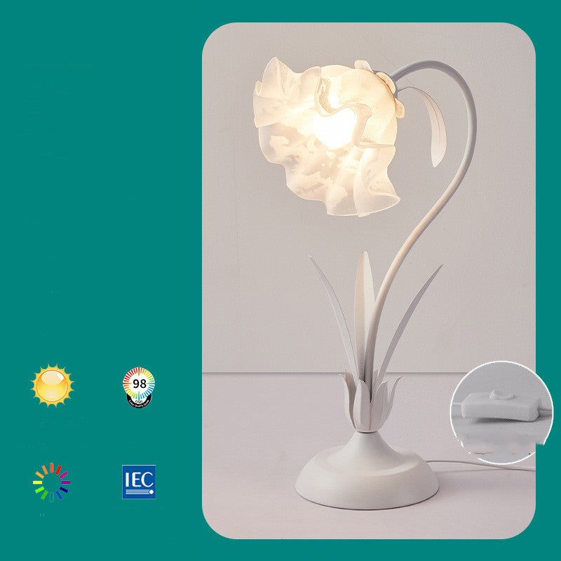 Fleur de chevet Minimaliste Creative Lily Of The Valley Flower Desk Lampe