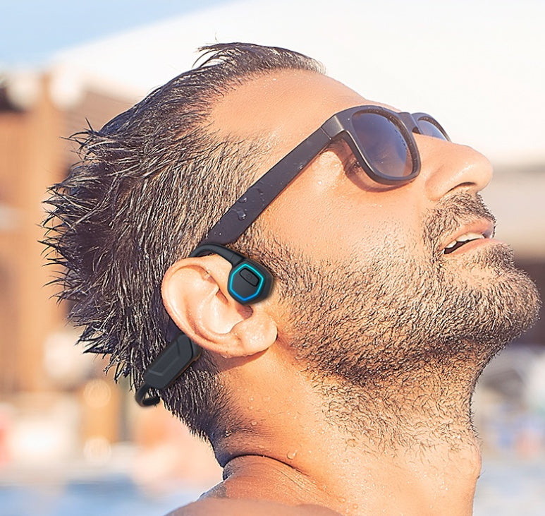 Casque Bluetooth pour la conduction osseuse Petite lampe de nuit à induction