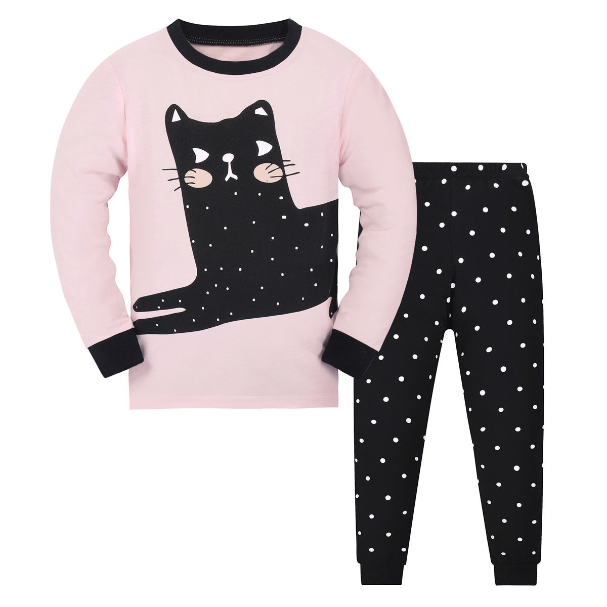 Pantalons à manches longues pour garçons et filles Vêtements de maison Ensemble de pyjama pour enfants