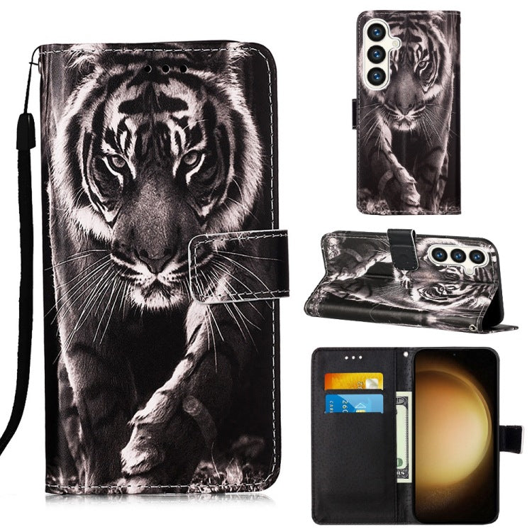 Étui en cuir peint pour téléphone portable