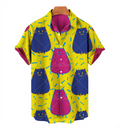 Chemise de chat hawaïen imprimée 3D