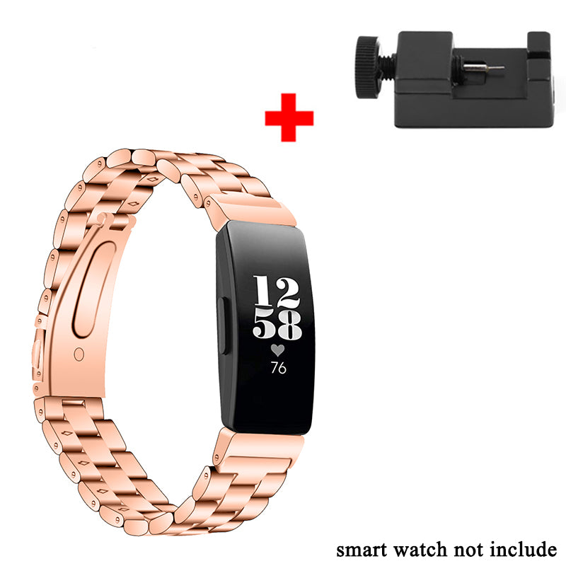 Bracelet de remplacement en métal massif en acier inoxydable