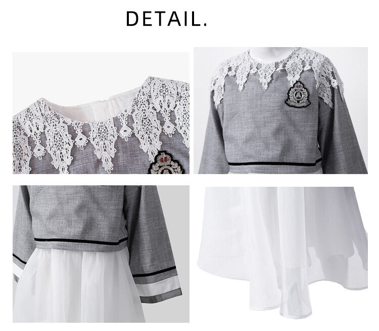 Filles Fashion Loose Fit Top & Set de robe Deux pièces Outfit - Printemps