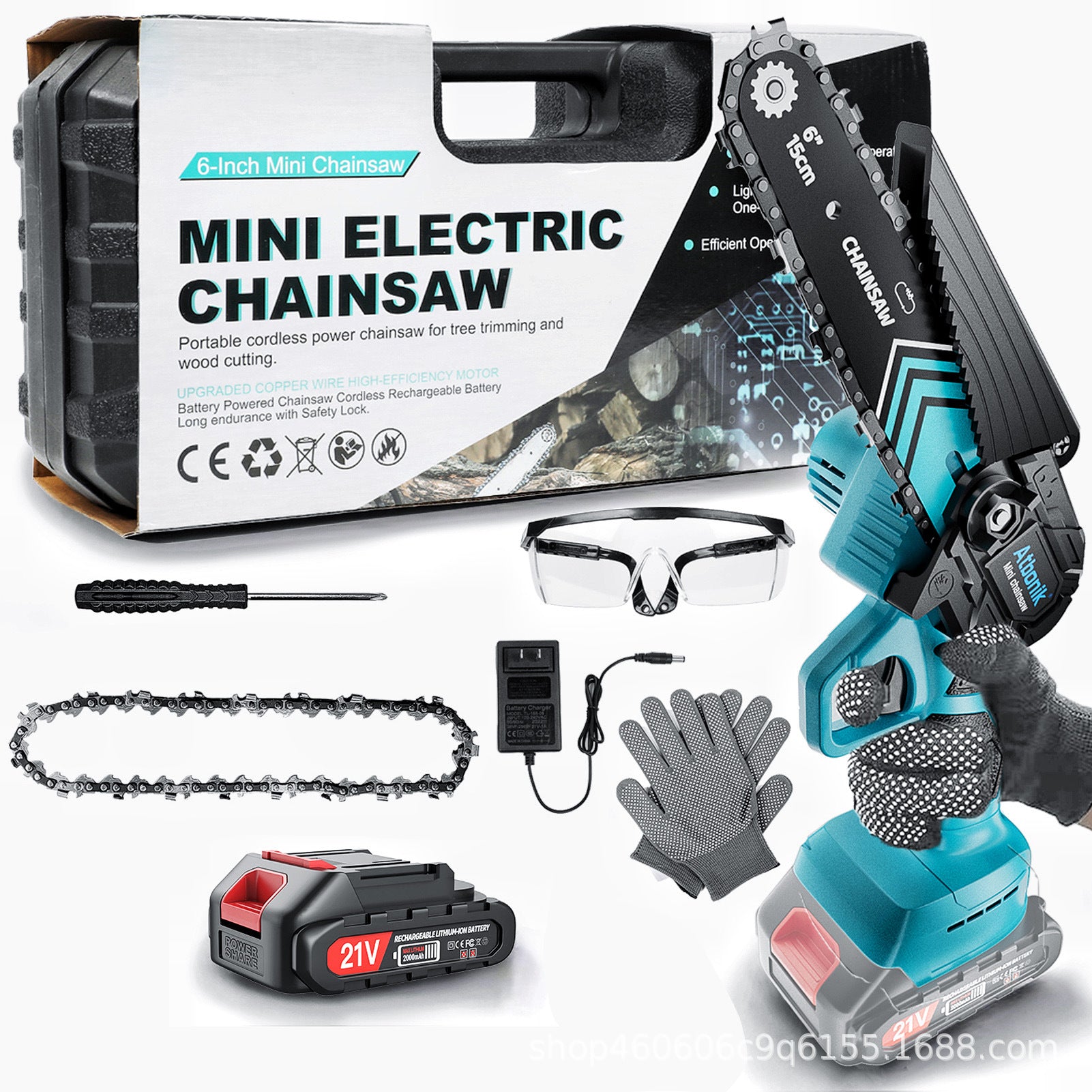 Ménage Petite scie électrique rechargeable sans fil portable Lithium