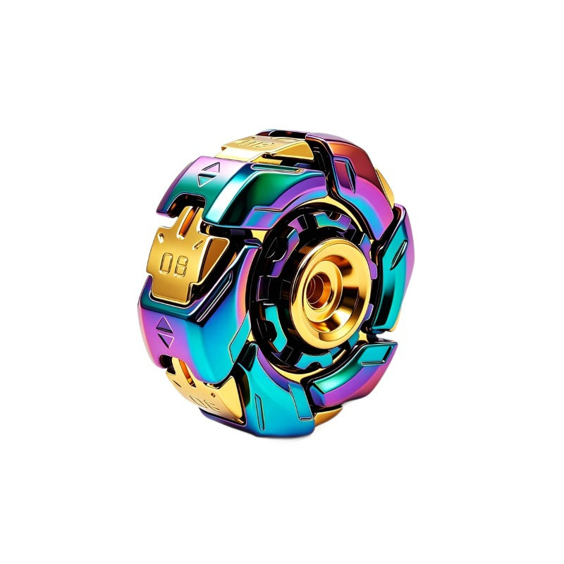 Top spinning irritable avec un jouet anti-stress EDC rotative Shell