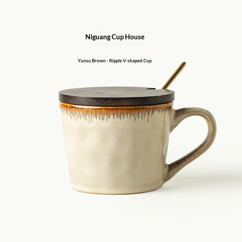 Mug en céramique rétro pour usage domestique