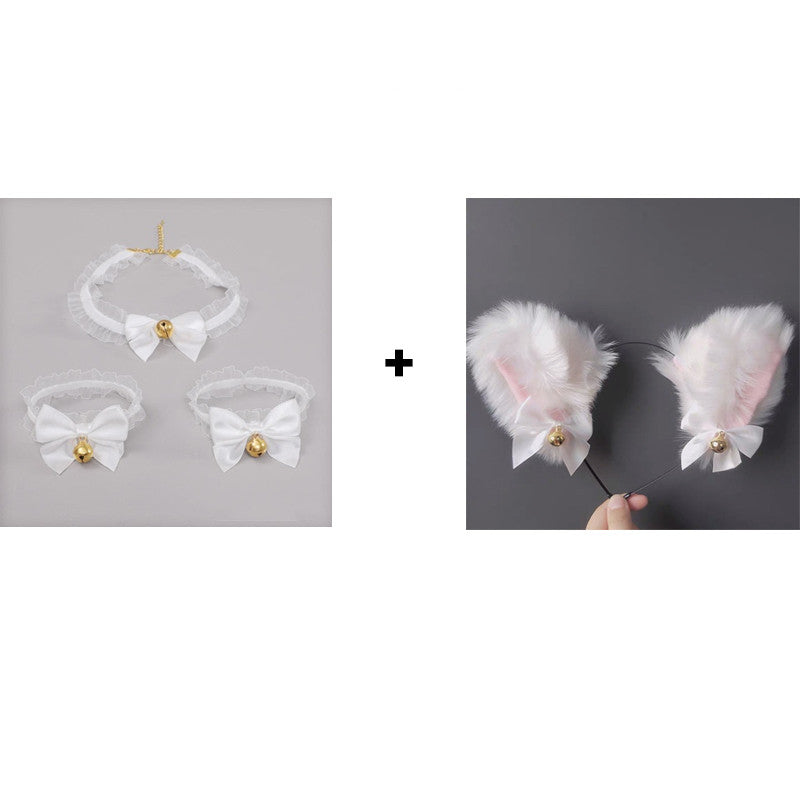 Bandeau d'oreilles de chat mignon en peluche