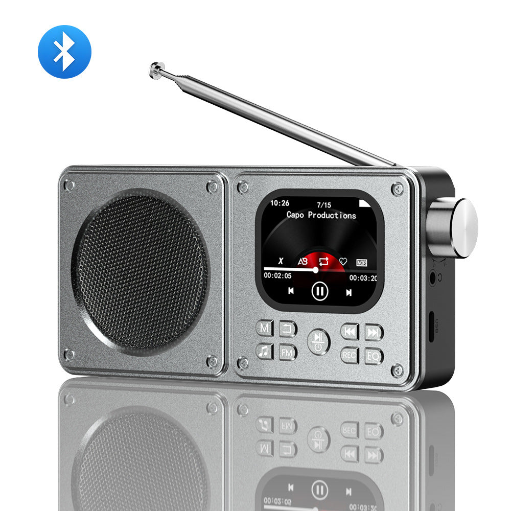Professional MP3MP4 Radio Bluetooth Haut-parleur Portable Multimedia Player