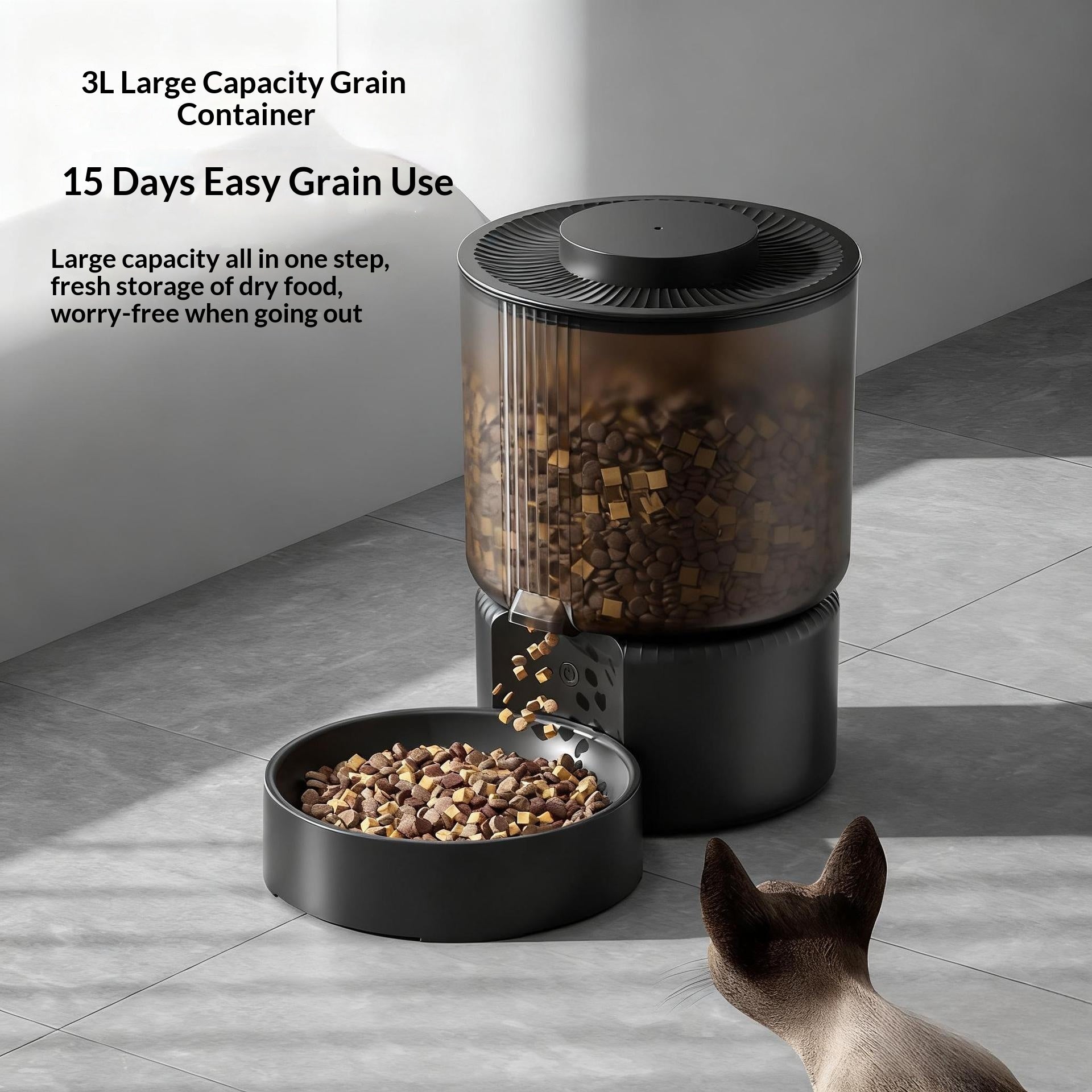 Pet Smart Feeder 3L Grande capacité