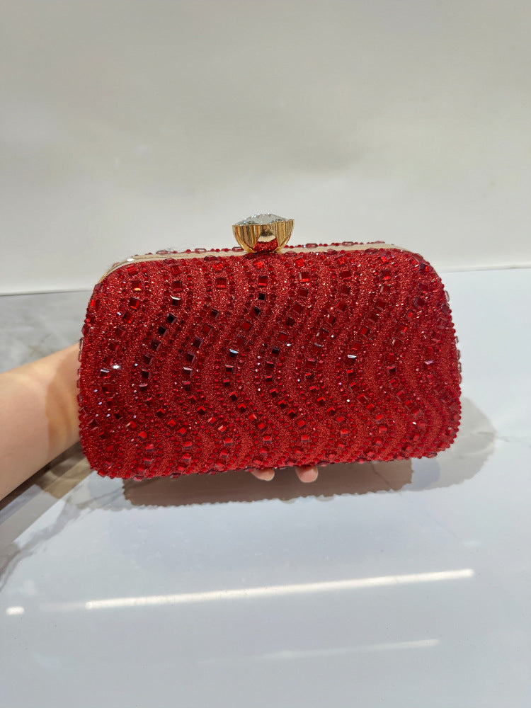 Sac de soirée en Strass Sparkling double face orné de diamants