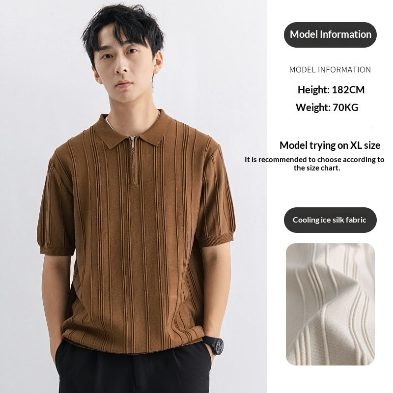 Polo Homme d'affaires T-shirt manches courtes