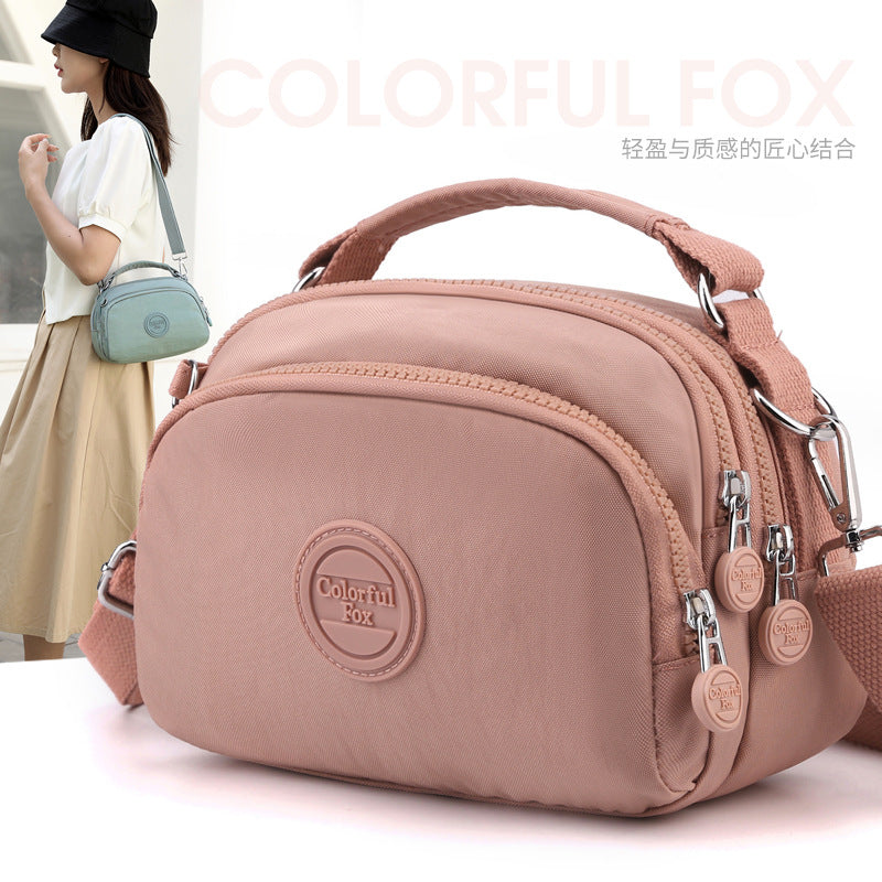 Colorful Fox Mode Mobile Phone Bag Women's Multi-Layer Simple Sac à épaules Satchel Wate