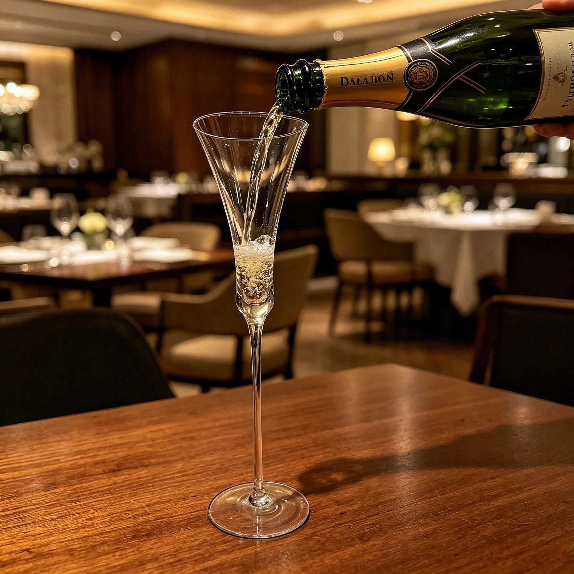 Flûtes de champagne en cristal avec une petite capacité conçue pour des parties élégantes et parfaites