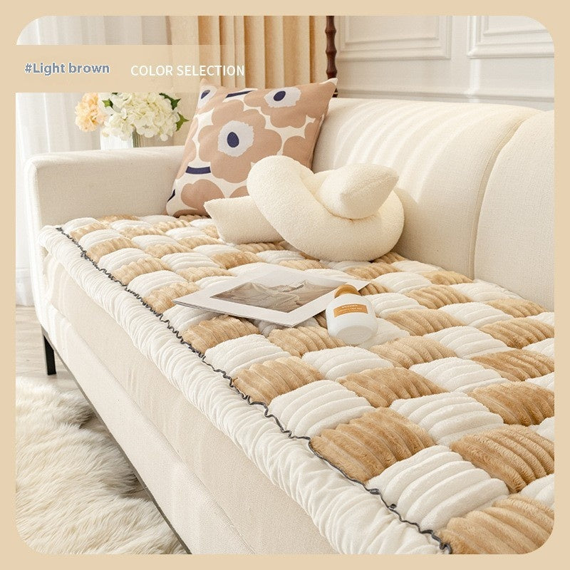 Chessboard animal Grille Kennel Pad Automne et Winter Warm Square
