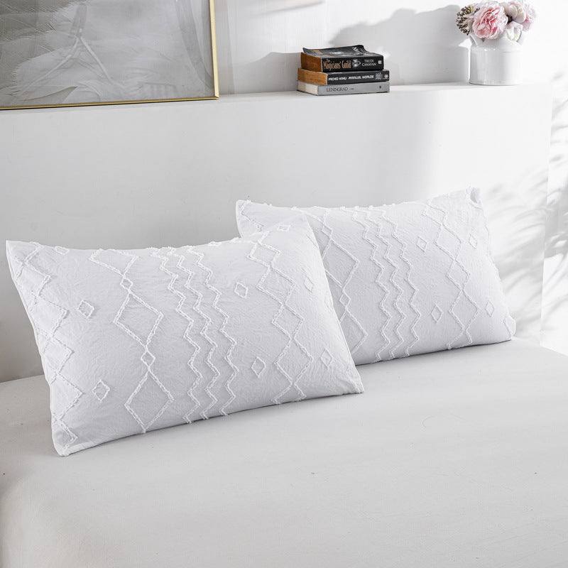 Floral Diamond Wave Quilt Cover Maison Textiles Bedding