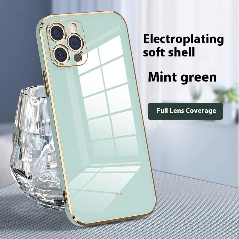 Simple 6D Bord droit Electroplating adapté pour 16 cas de téléphone