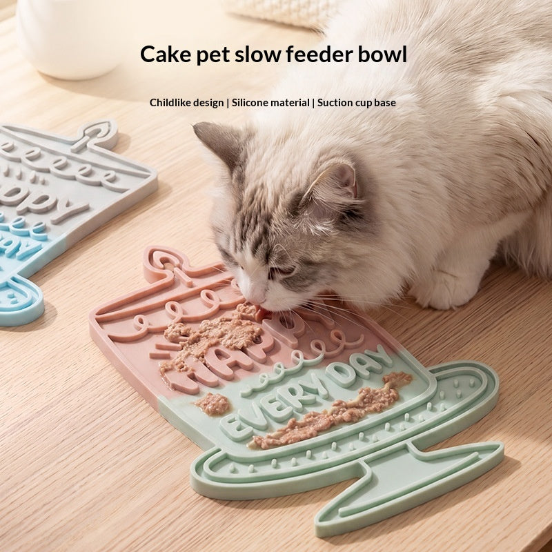 Tapis de collage d'animaux de compagnie Silicone Pad Chat et chien