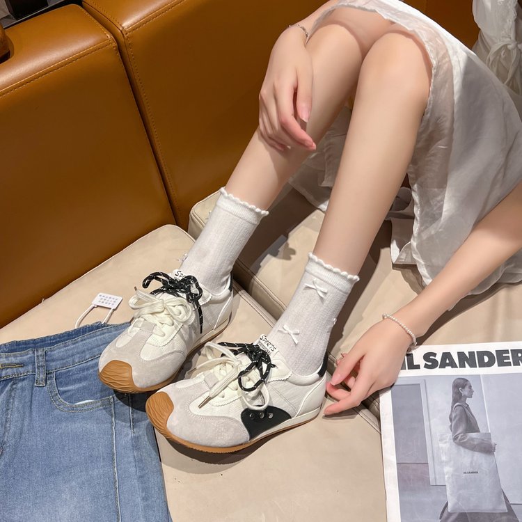 Women's Genuine Leather Height-Increasing Training Shoes