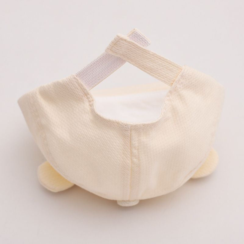 Printemps et été Mesh respirant bébé doux Brimmed Bow Cap lettres brodées Cute Cherr