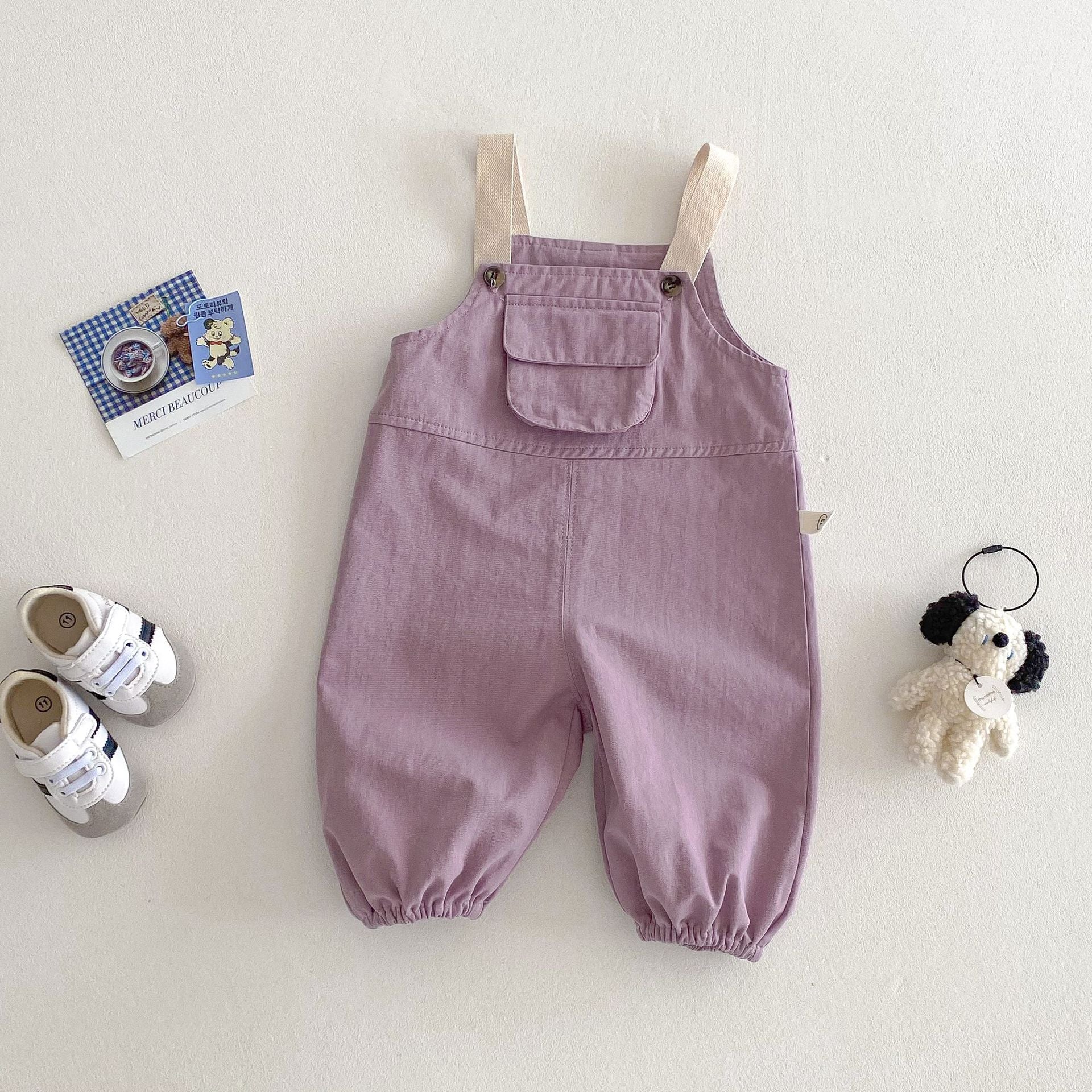 Printemps Filles Western Style Ensembles Bébé Contraste Couleur Garçons Style coréen Pantalon