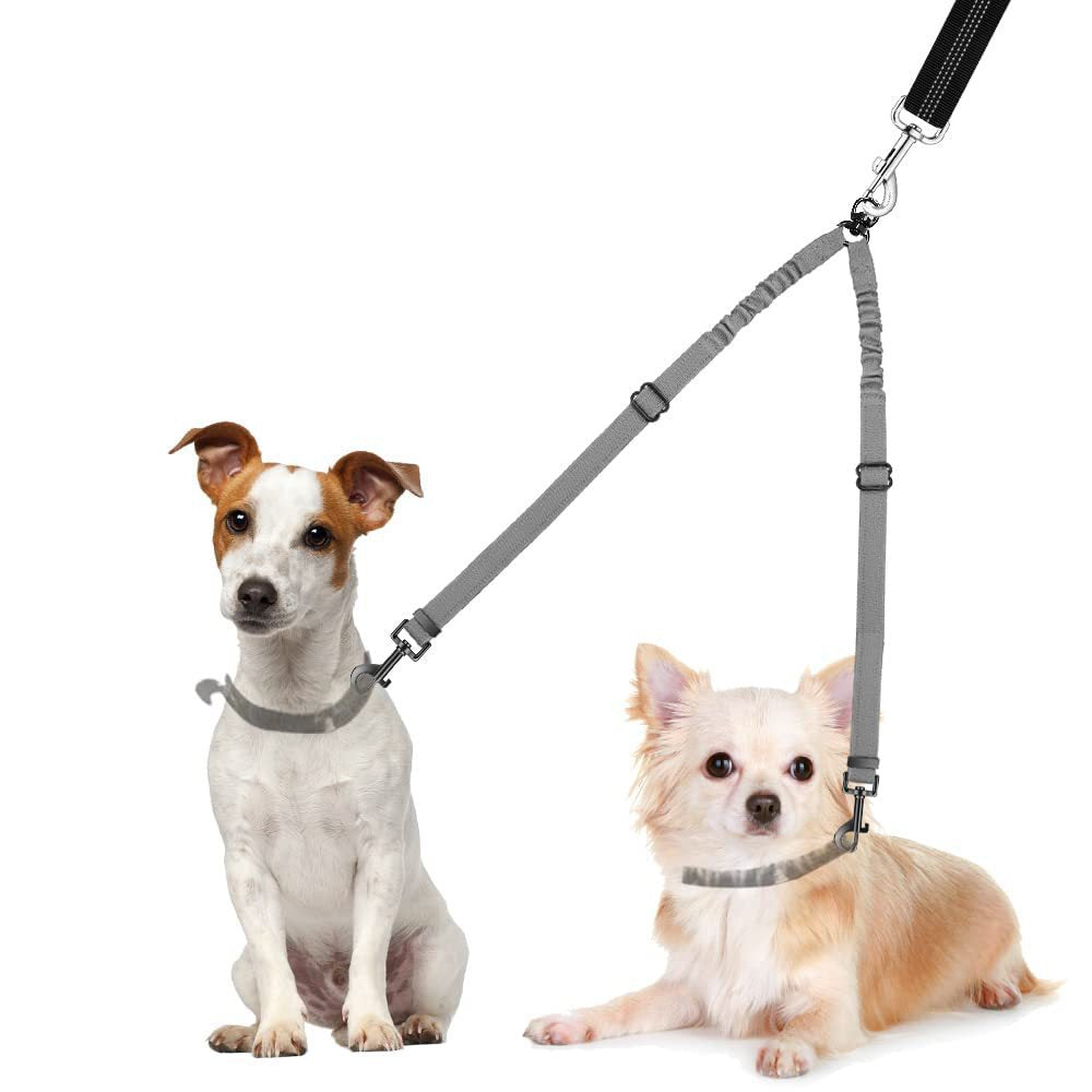 Produit Ceinture de traction réfléchissante tournante 360 pour chien double frontière Amazon