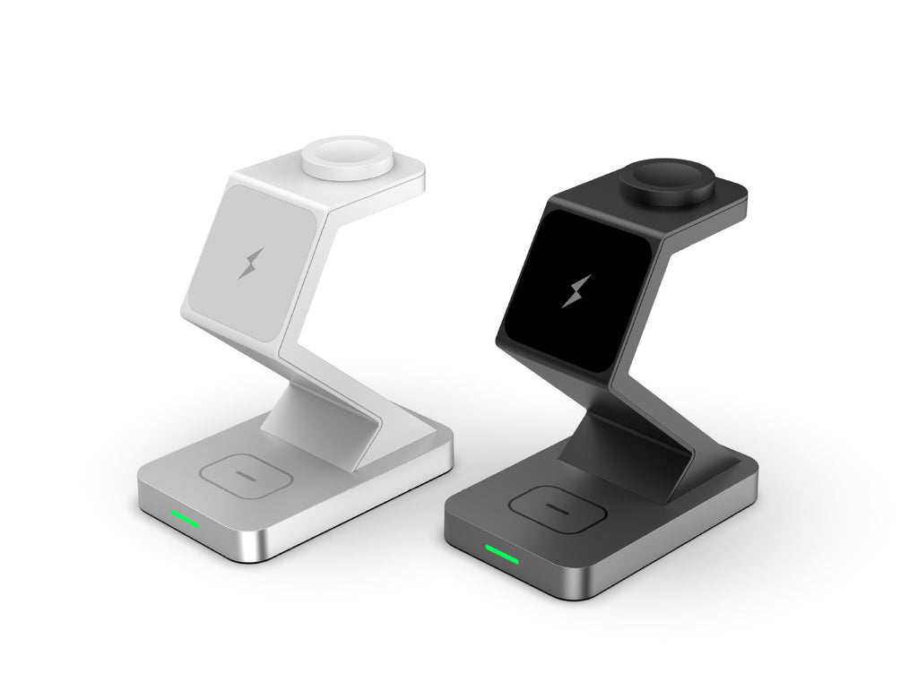 Support de téléphone de chargeur sans fil magnétique trois en un